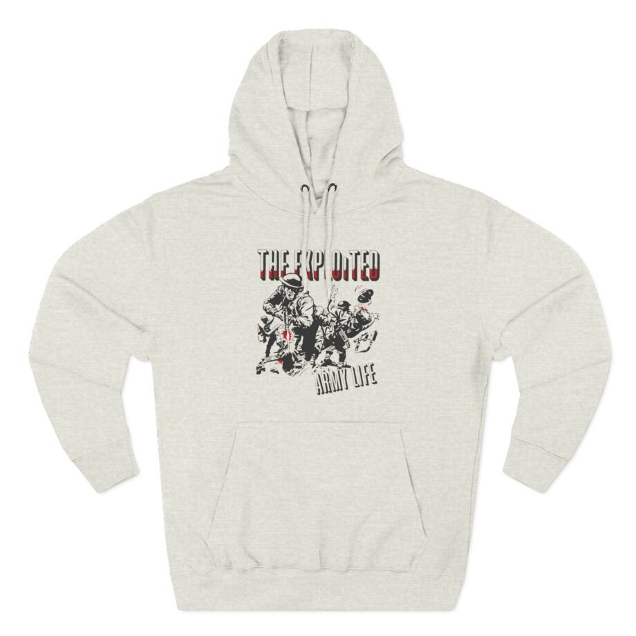 The Exploited Army Life Three-Panel Fleece Hoodie