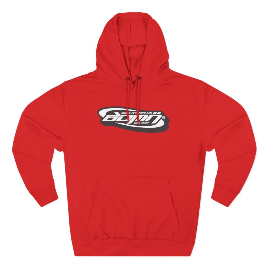 Zerkaa Y2k-orbit Three-Panel Fleece Hoodie