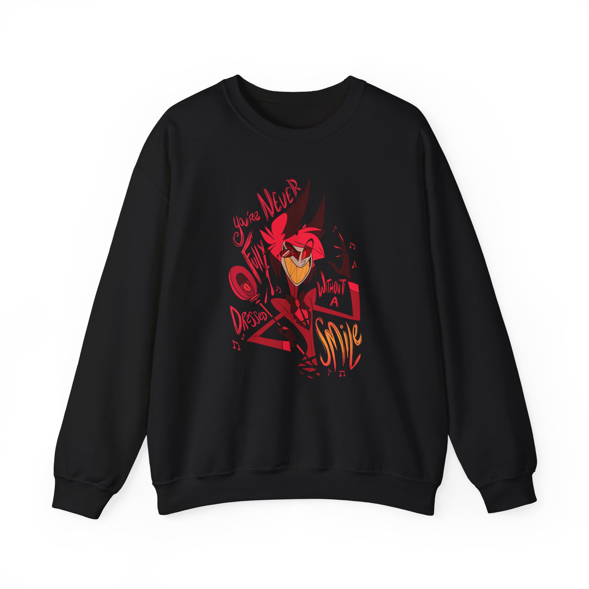 Vivziepop Smile Unisex Heavy Blendâ„¢ Crewneck Sweatshirt