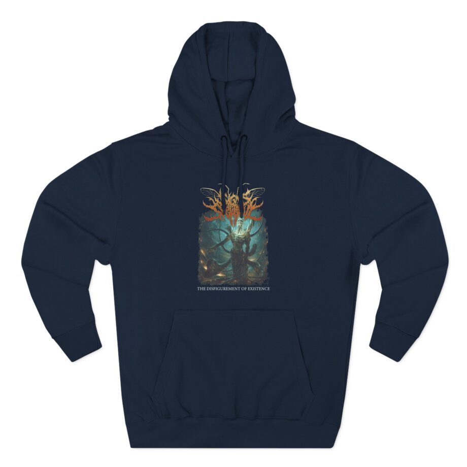 Signs of the Swarm the Disfigurement of Existence Three-Panel Fleece Hoodie