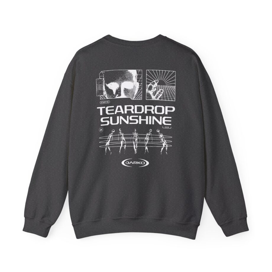 Darko Teardrop Sunshine Tie Dye Unisex Heavy Blend™ Crewneck Sweatshirt