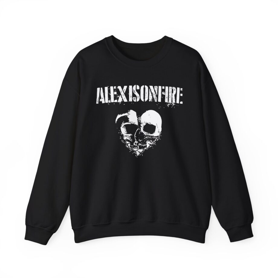 Alexisonfire Barbed Wire Heartskull Unisex Heavy Blend™ Crewneck Sweatshirt