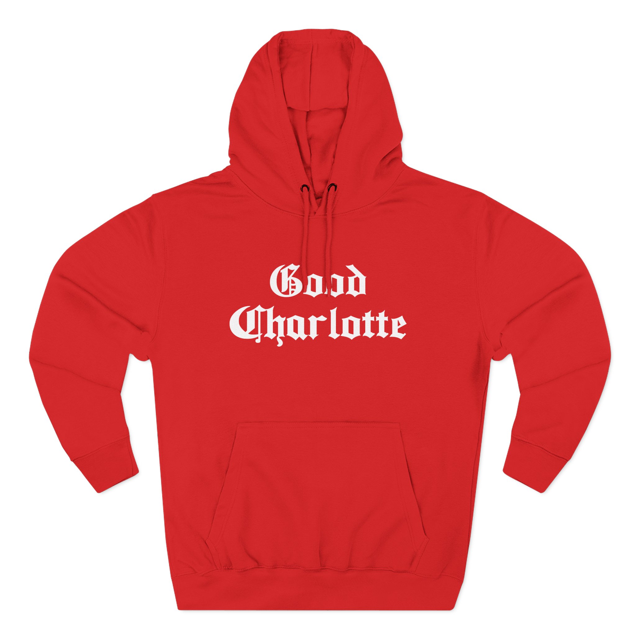 Good Charlotte Logo Three-Panel Fleece Hoodie