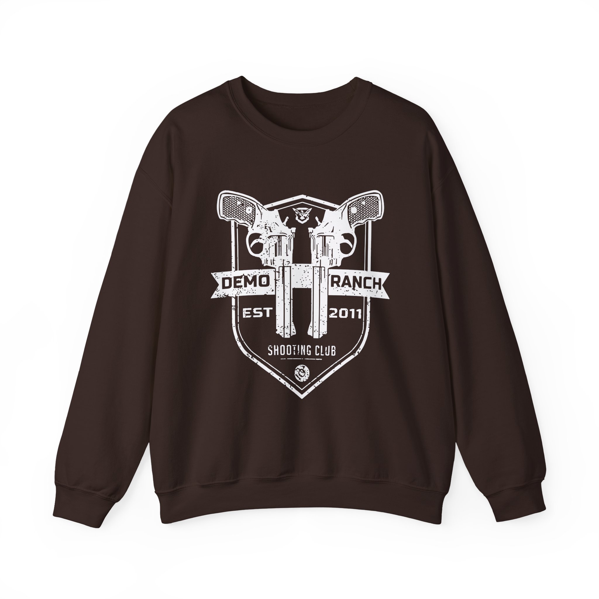 Demo Ranch Shooting Club Pocket Unisex Heavy Blendâ„¢ Crewneck Sweatshirt
