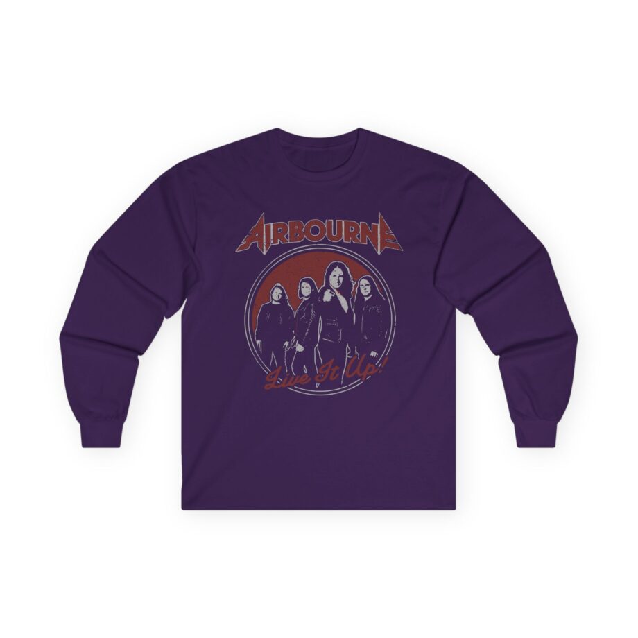 Airbourne - Black Live It Up Unisex Ultra Cotton Long Sleeve Tee