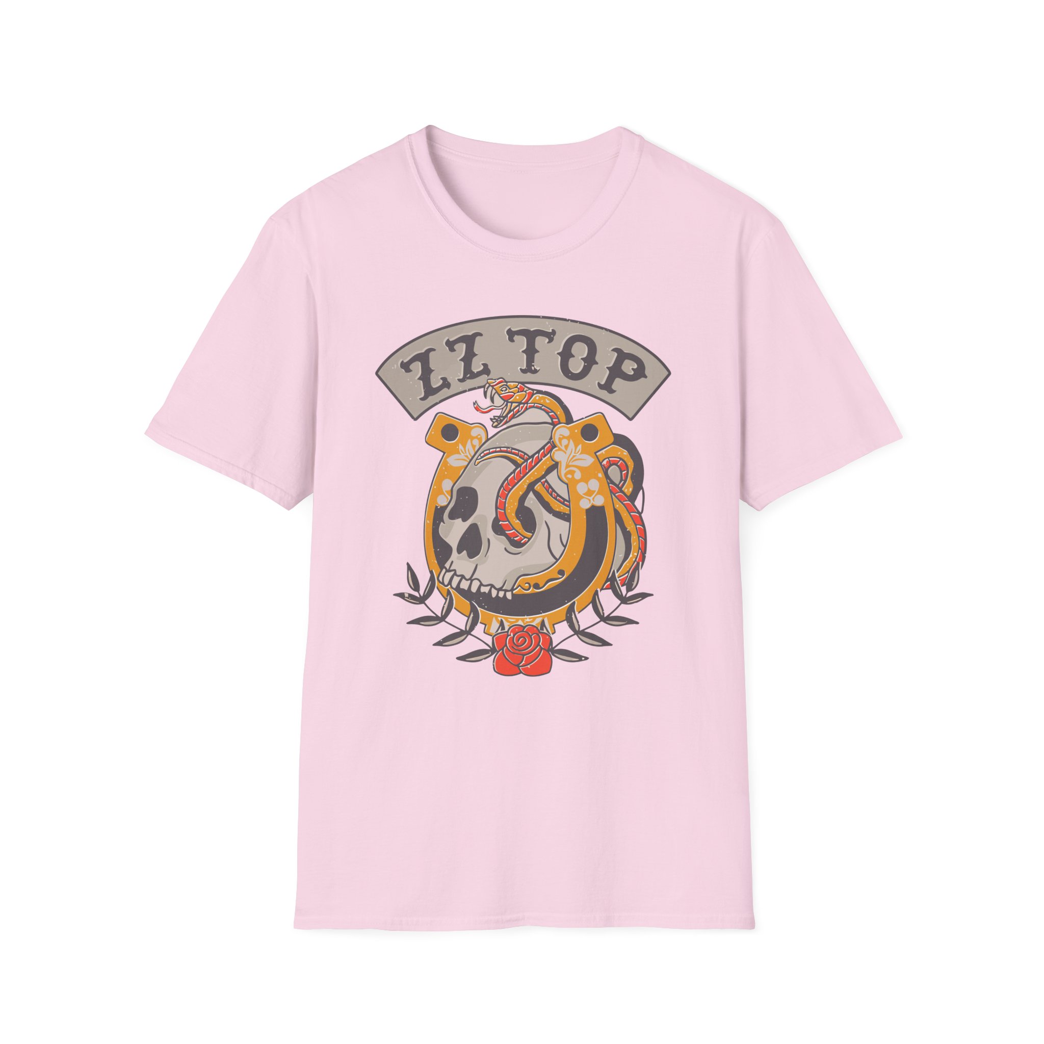 ZZ Top Skull Unisex Softstyle T-Shirt