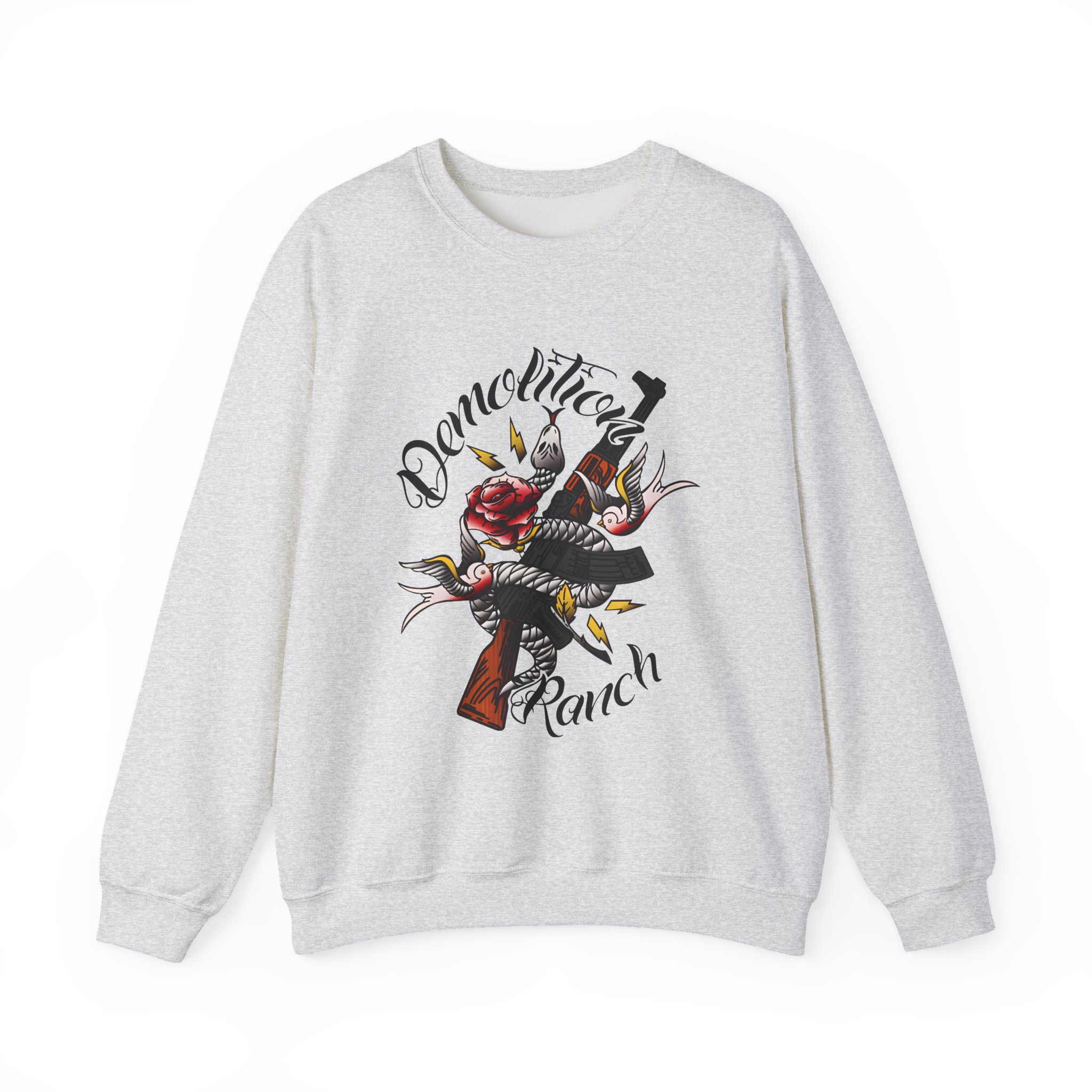 Demolition Ranch Tattoo Unisex Heavy Blendâ„¢ Crewneck Sweatshirt
