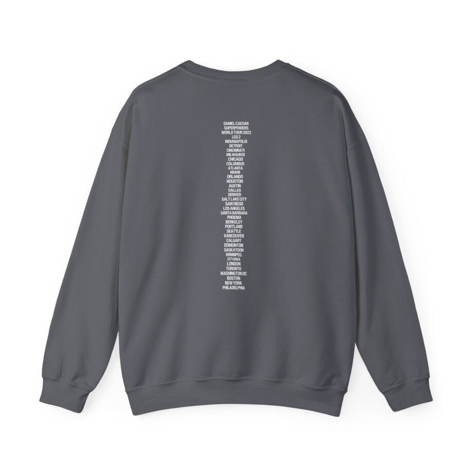 Daniel Caesar Superpowers World Tour Unisex Heavy Blend™ Crewneck Sweatshirt