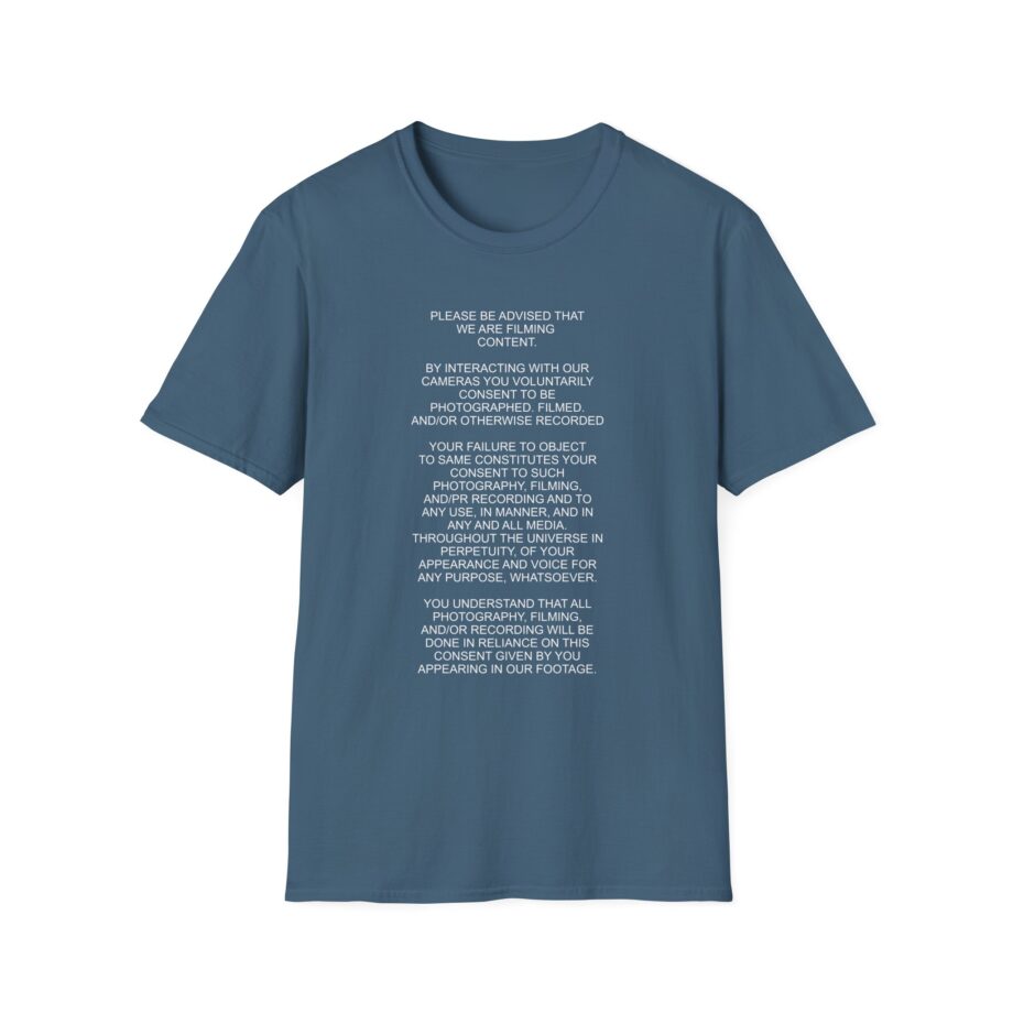 Nekrogoblikon We Are Filming Content Unisex Softstyle T-Shirt