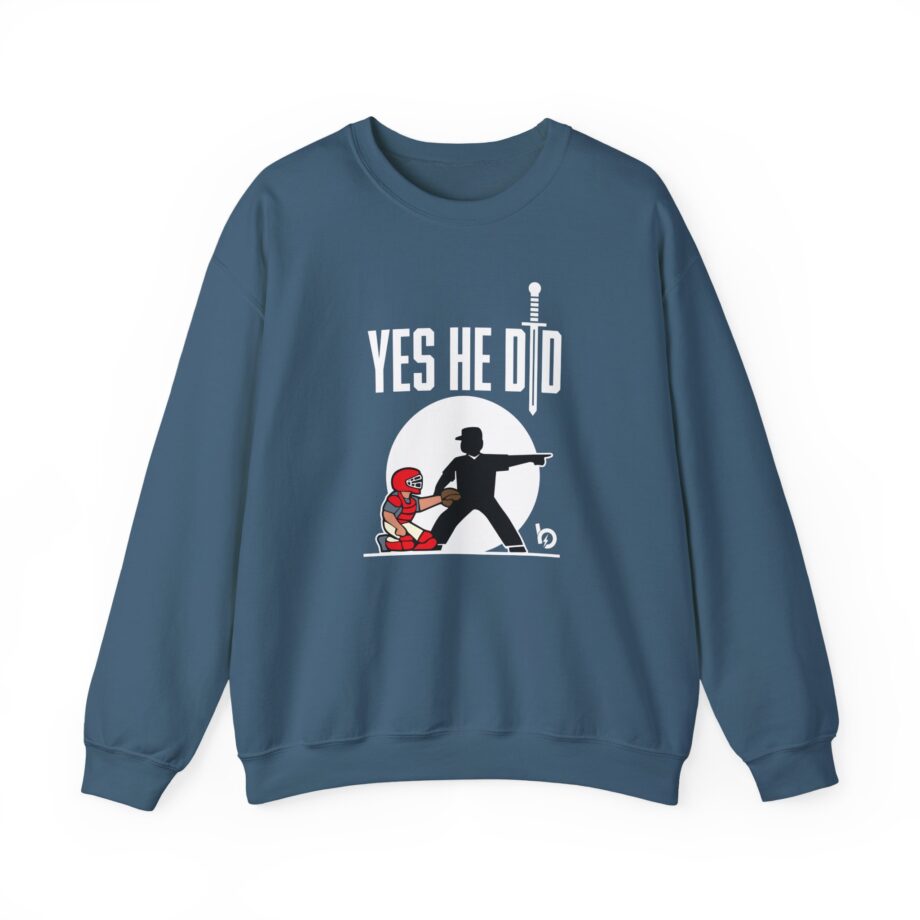 Trevor Bauer Yes He Did Unisex Heavy Blend™ Crewneck Sweatshirt
