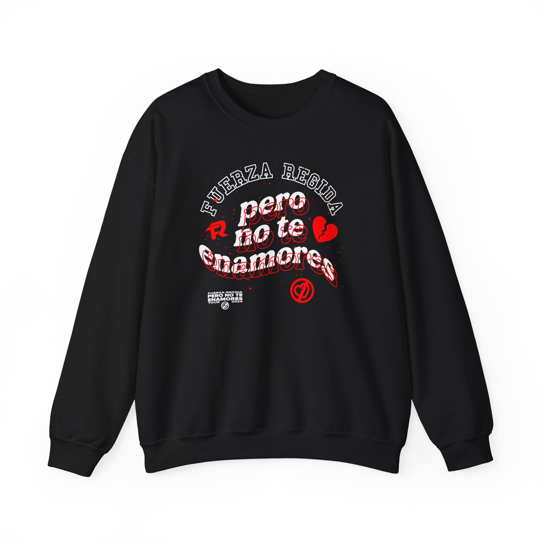 Fuerza Regida Broken Heart Unisex Heavy Blendâ„¢ Crewneck Sweatshirt