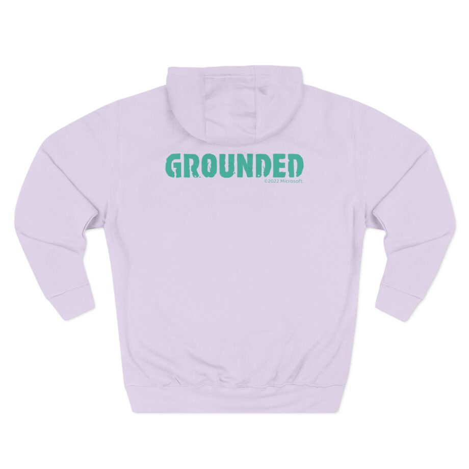 Grounded Faces Three-Panel Fleece Hoodie