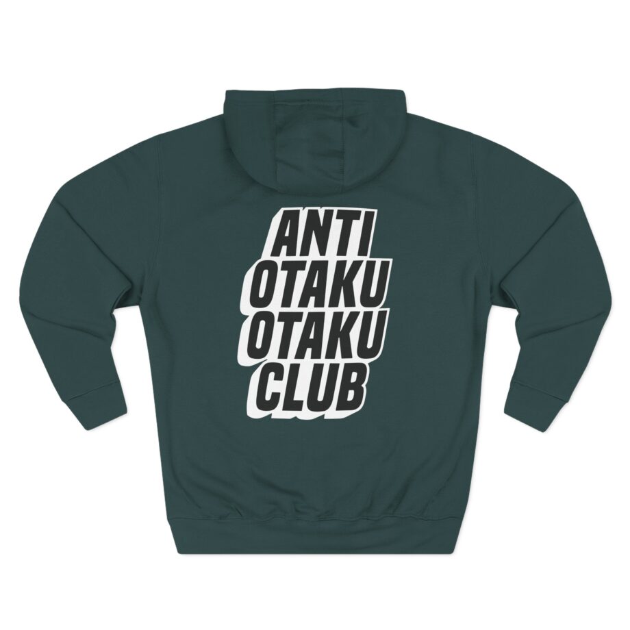 Rubius Anti Otaku Otaku Club Three-Panel Fleece Hoodie