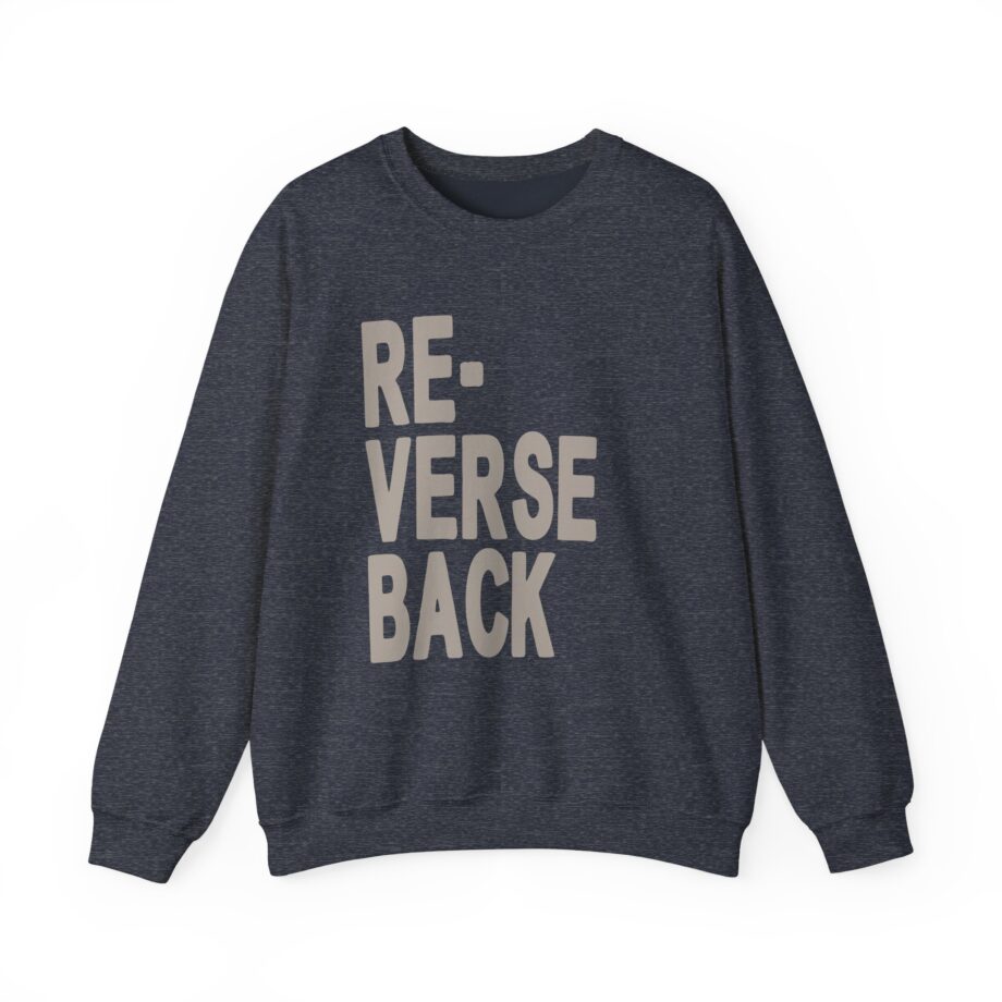 Armchair Expert Reverse Back Unisex Heavy Blend™ Crewneck Sweatshirt