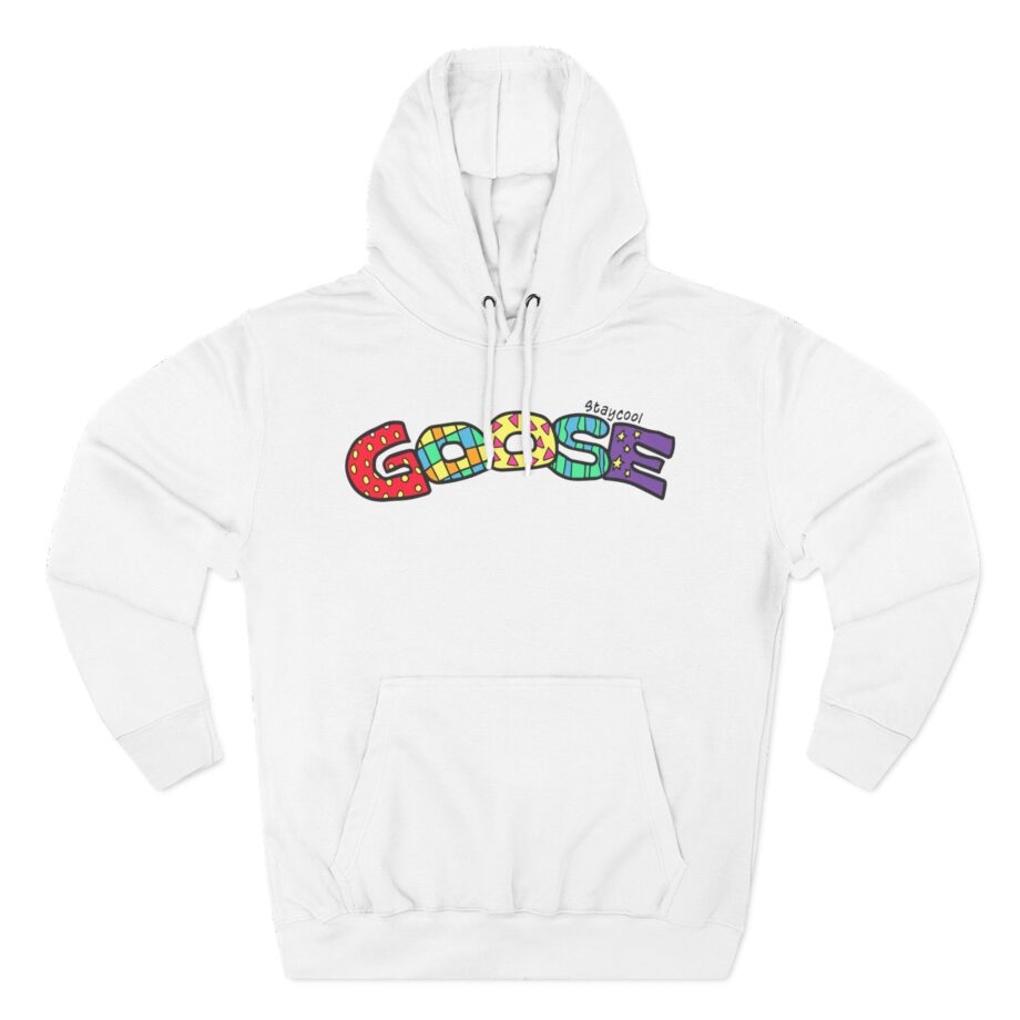 Goose x Staycool   Rainbow Three-Panel Fleece Hoodie