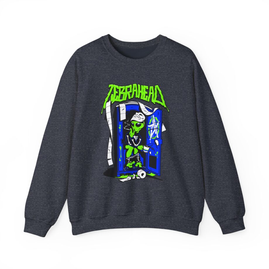 Zebrahead White ZH Coffee break Unisex Heavy Blend™ Crewneck Sweatshirt