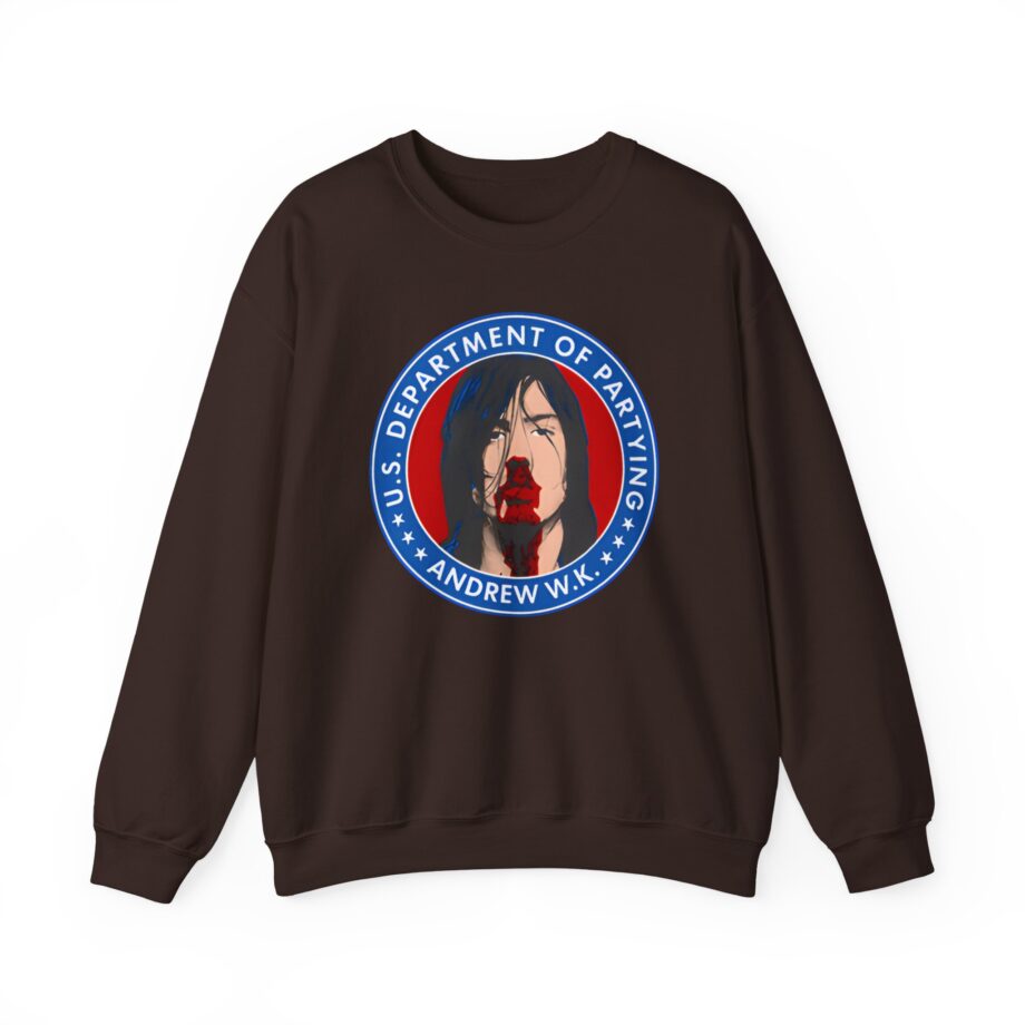 Andrew Wk Us Dept of Partying Unisex Heavy Blend™ Crewneck Sweatshirt