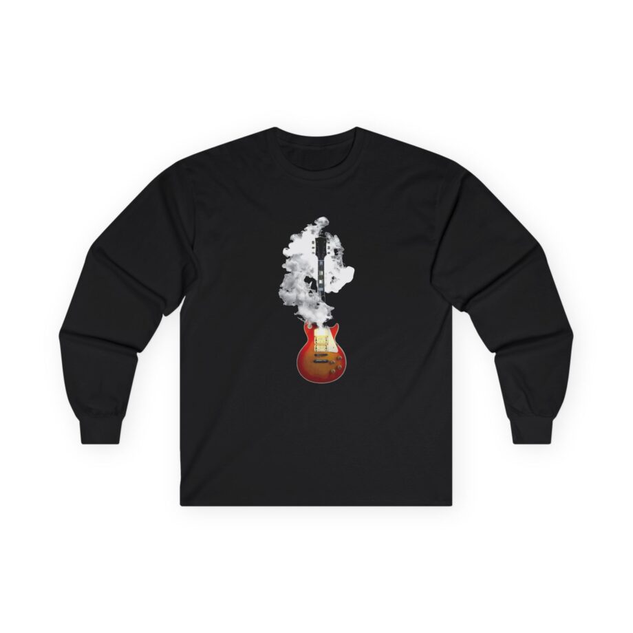 Ace Frehley Smoking Guitar Unisex Ultra Cotton Long Sleeve Tee