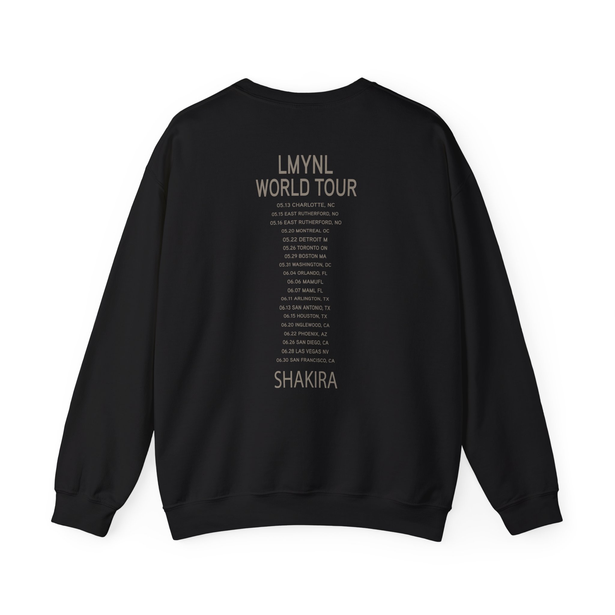 Shakira Dollar Bill Unisex Heavy Blendâ„¢ Crewneck Sweatshirt