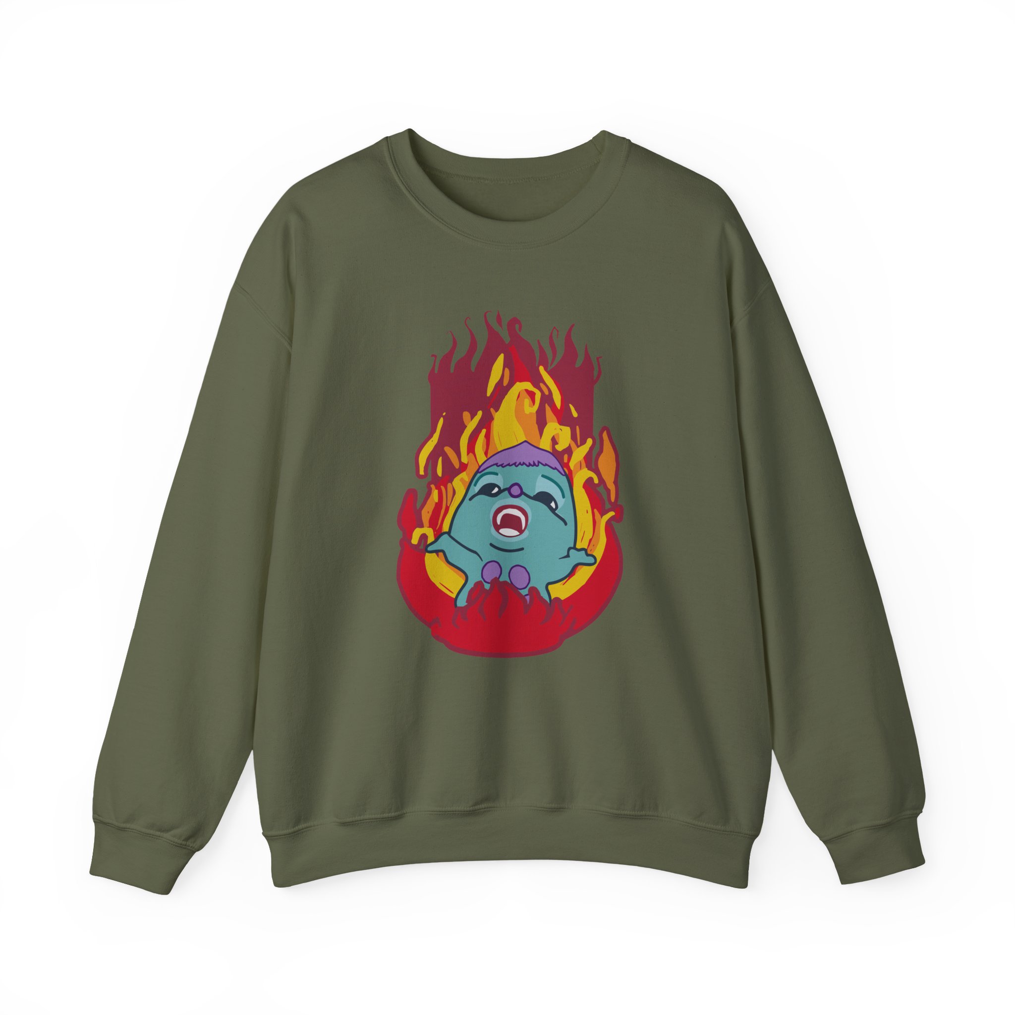 Samantha Eve Bb Fire Unisex Heavy Blend Crewneck Sweatshirt