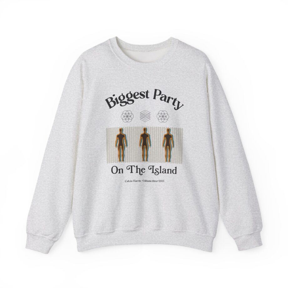 Calvin Harris Ushuaia Higher Island Party Unisex Heavy Blend™ Crewneck Sweatshirt