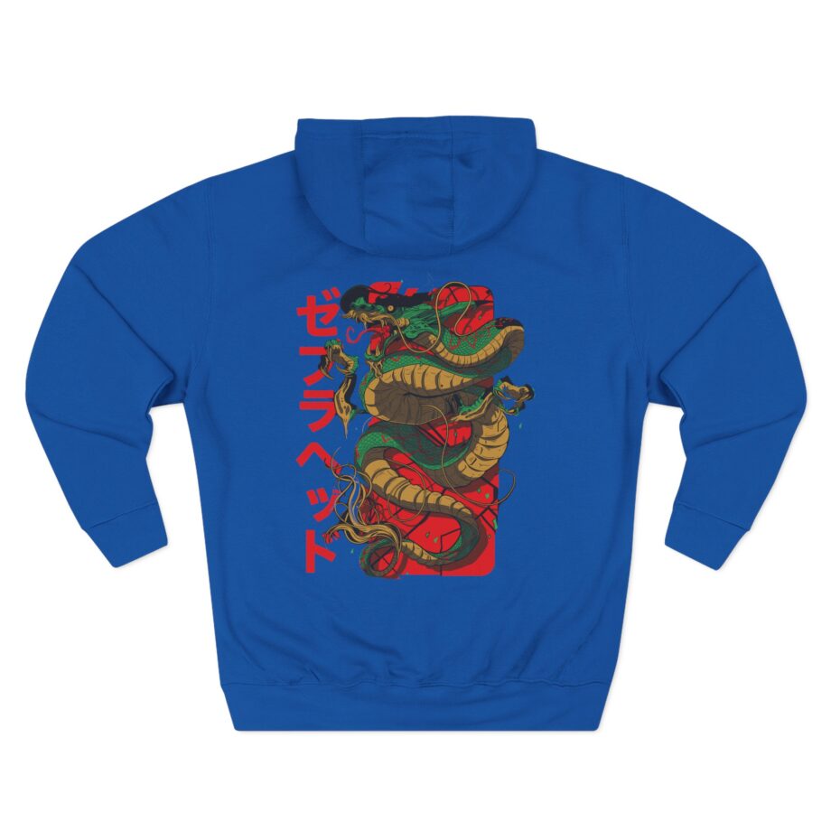 Zebrahead Japanese Dragon Three-Panel Fleece Hoodie