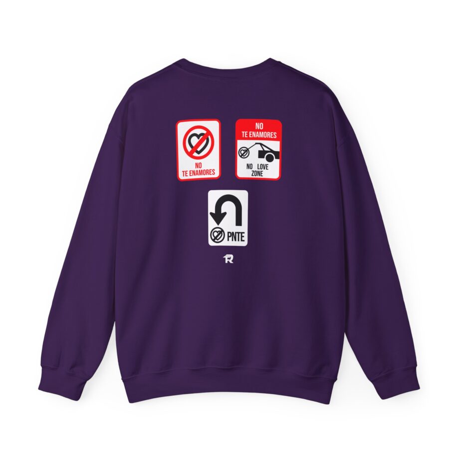 Fuerza Regida No Love Zone Unisex Heavy Blend™ Crewneck Sweatshirt