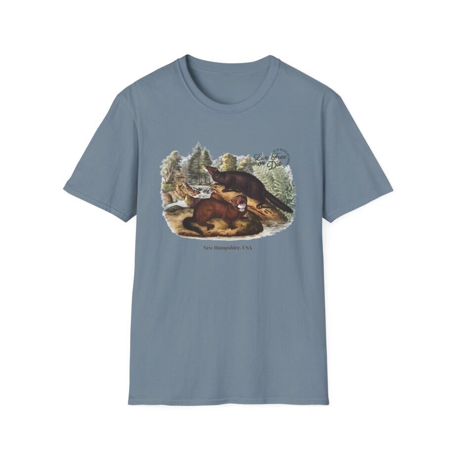 Live Free or Die in Mogul Hampshire Unisex Softstyle T-Shirt