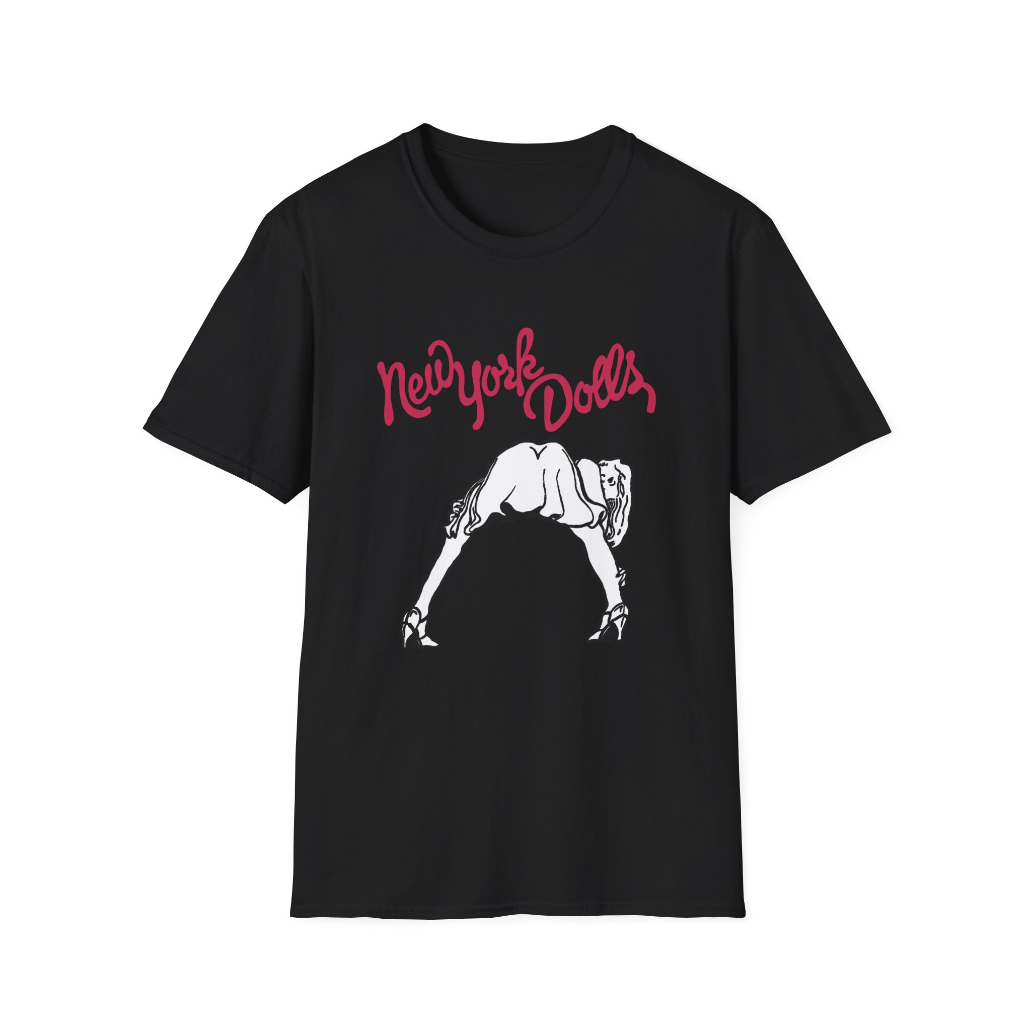 New York Dolls Lipstick Girl Unisex Softstyle T-Shirt
