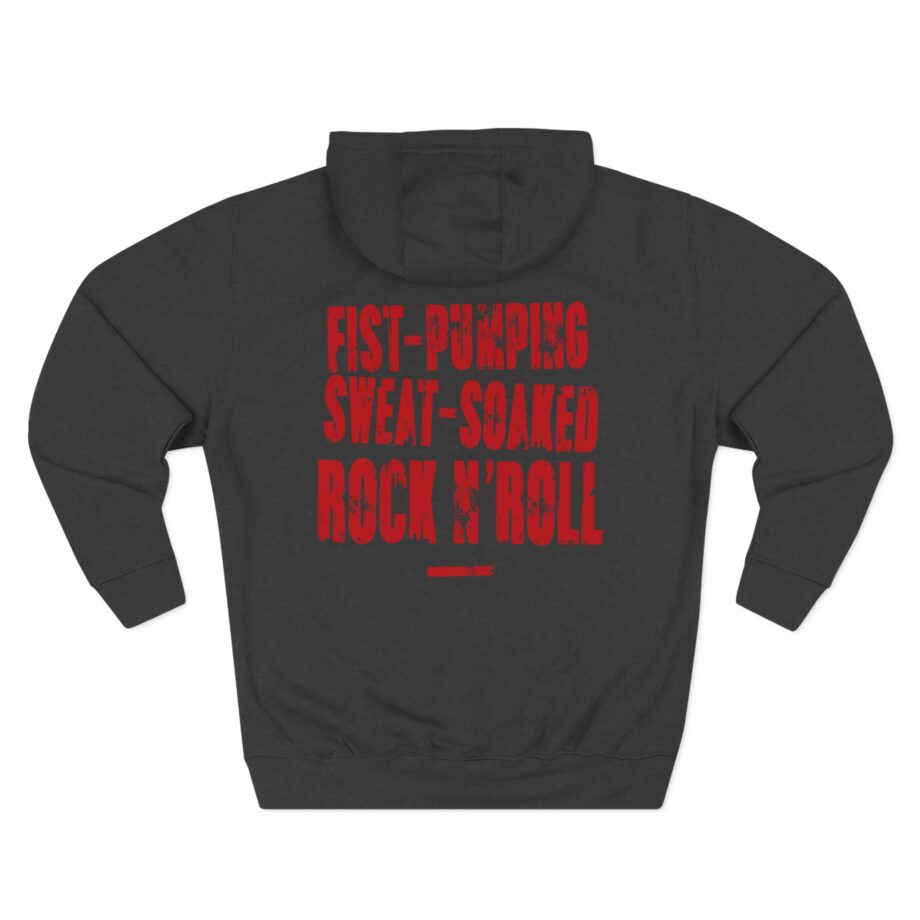 Airbourne Fist Pumping Three-Panel Fleece Hoodie