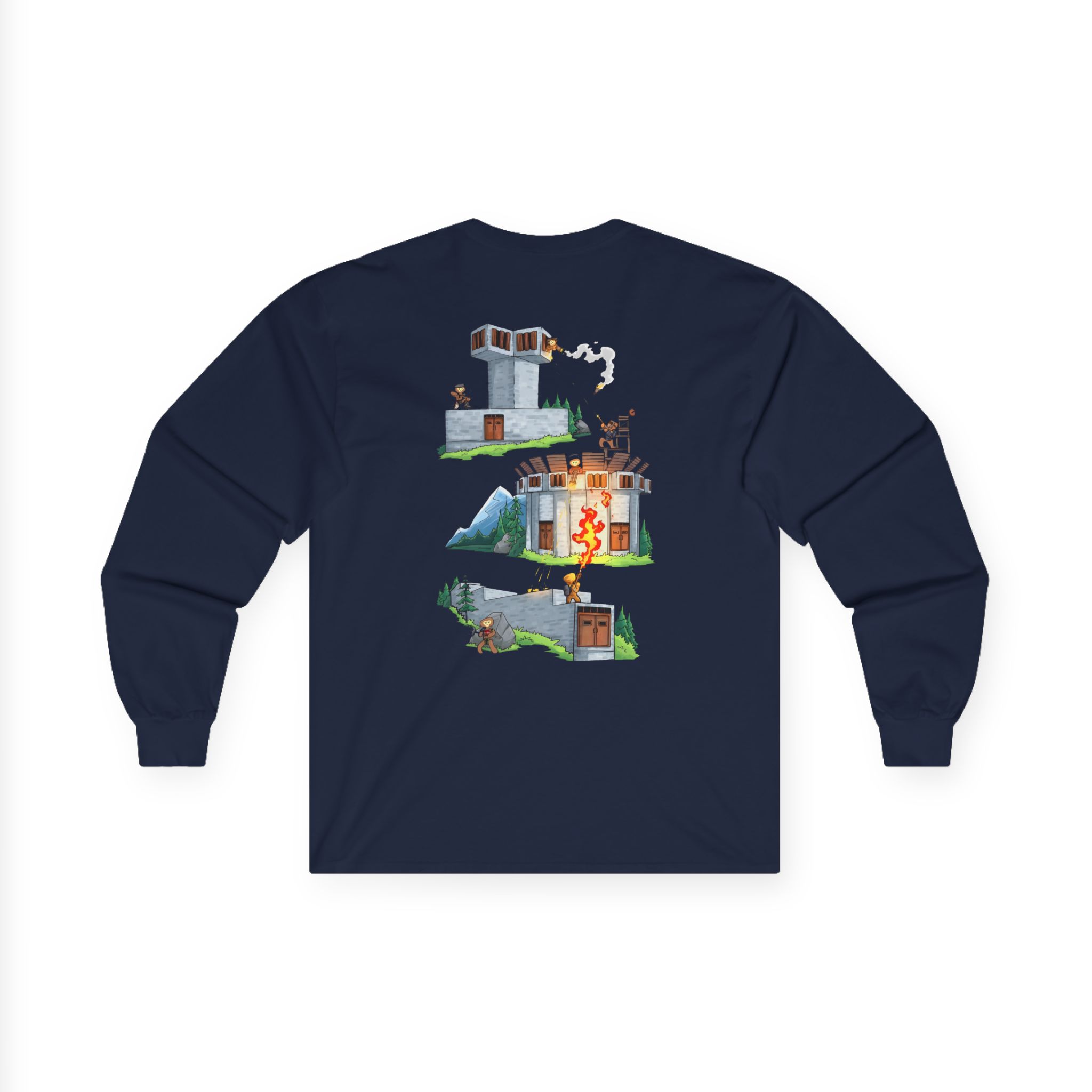 Spoonkid Battlefield Unisex Ultra Cotton Long Sleeve Tee