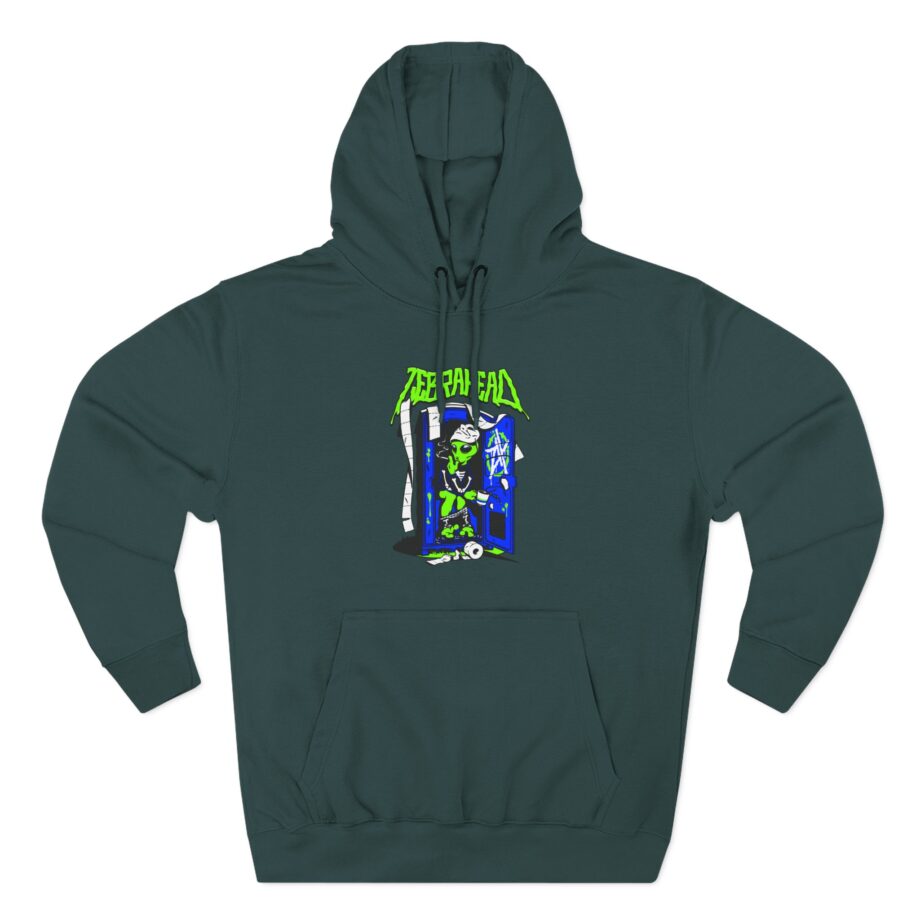 Zebrahead White ZH Coffee break Three-Panel Fleece Hoodie