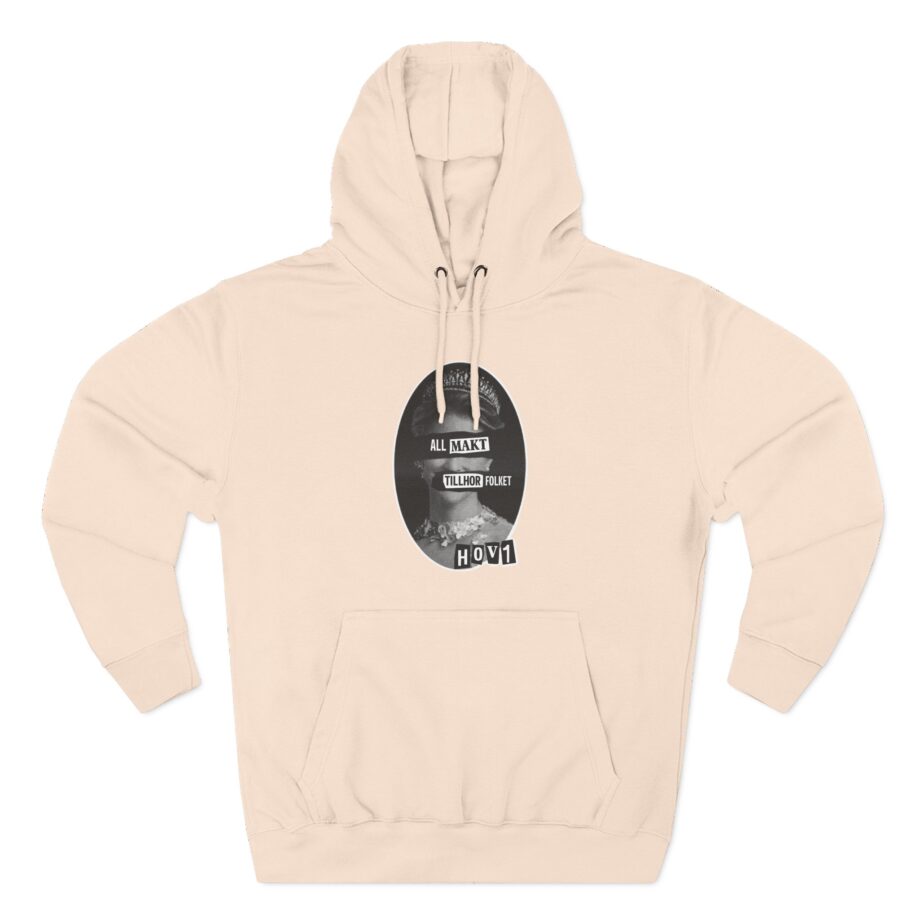 All Makt Tillh’r Folket Hov1 Three-Panel Fleece Hoodie