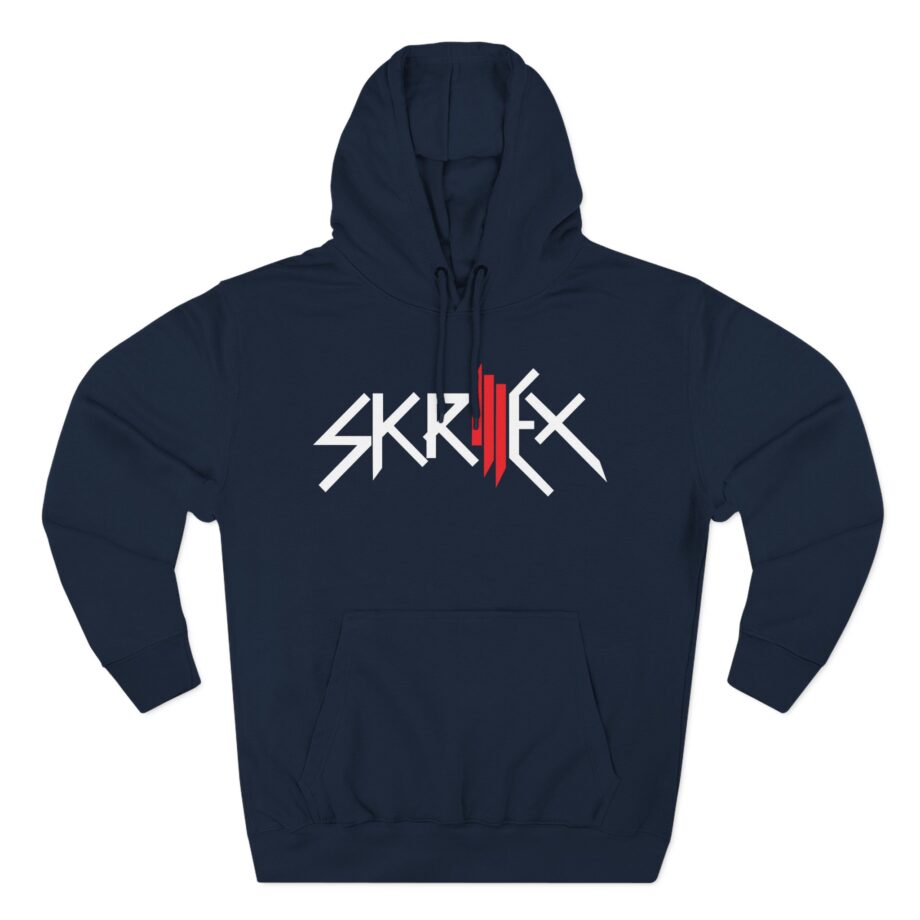 Skrillex Logo Three-Panel Fleece Hoodie