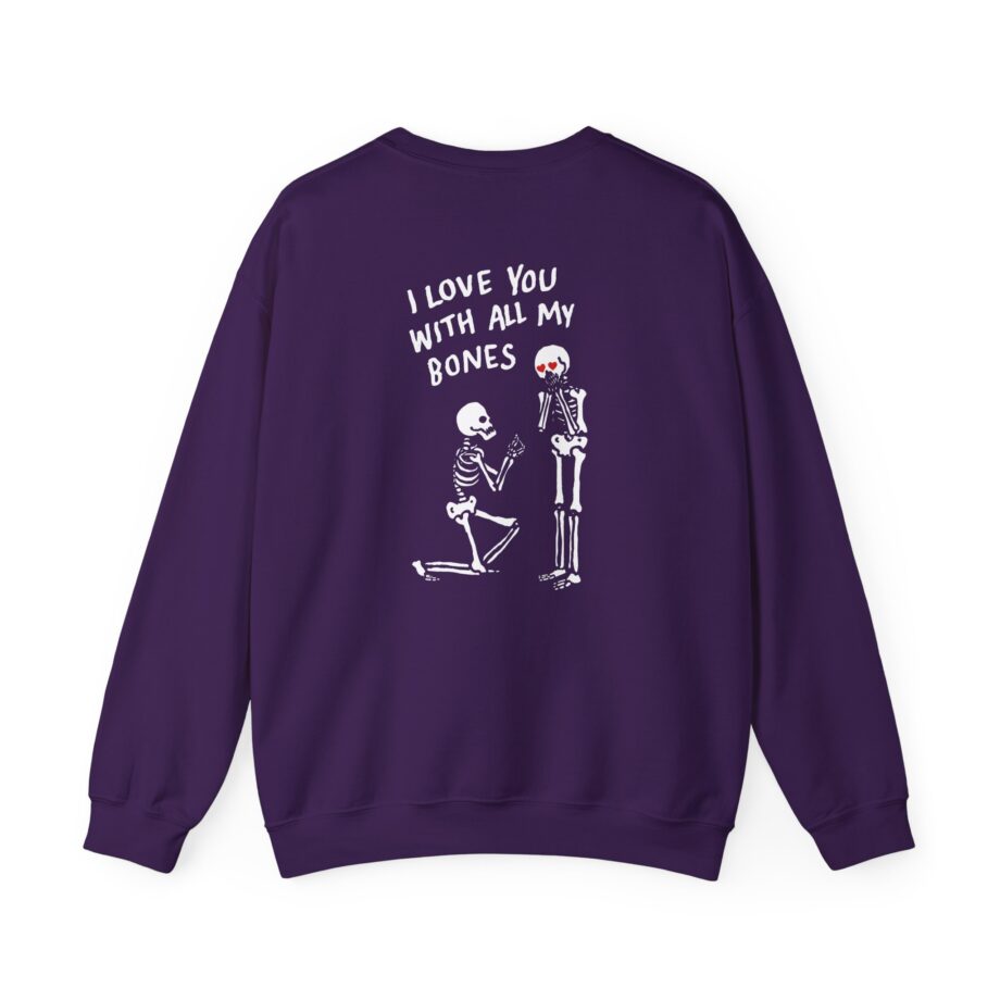 All Things Go I Love You With All My Bones Unisex Heavy Blend™ Crewneck Sweatshirt