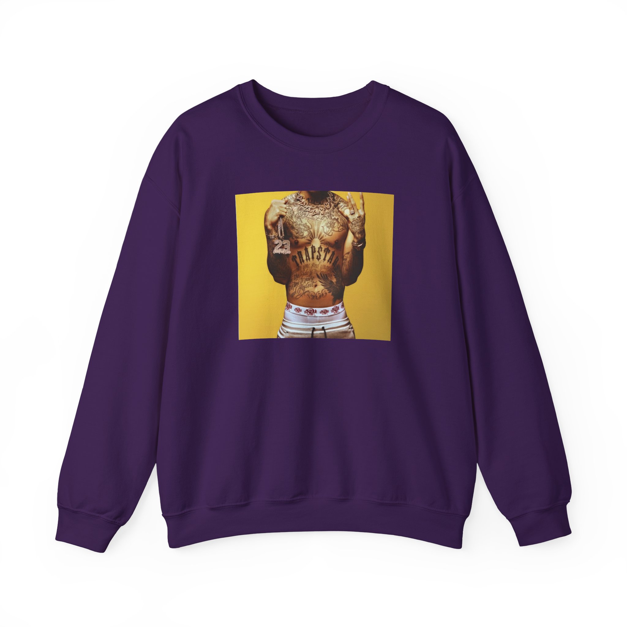 Central Cee UK Drill 23 Album Cover Unisex Heavy Blendâ„¢ Crewneck Sweatshirt
