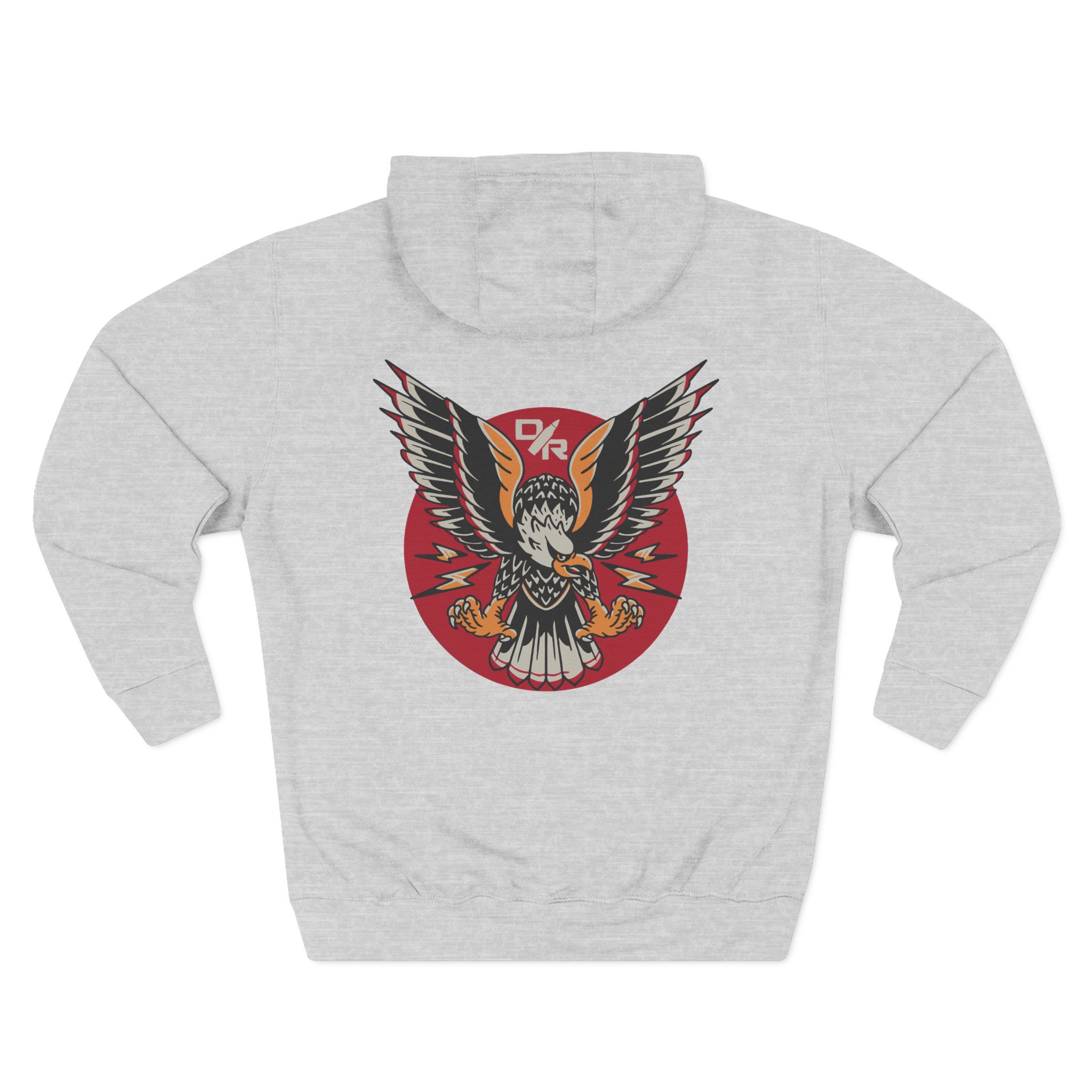 Demolition Ranch Demo Tattoo Eagle Three-Panel Fleece Hoodie