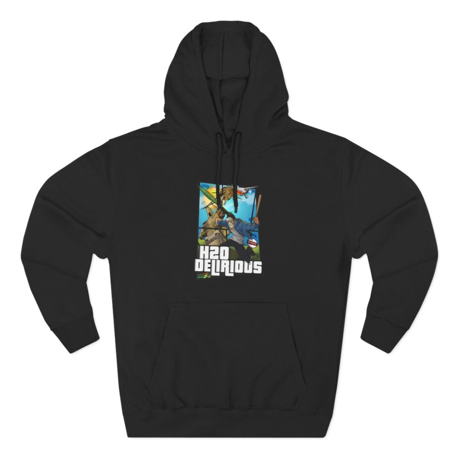 H2odelirious Three-Panel Fleece Hoodie