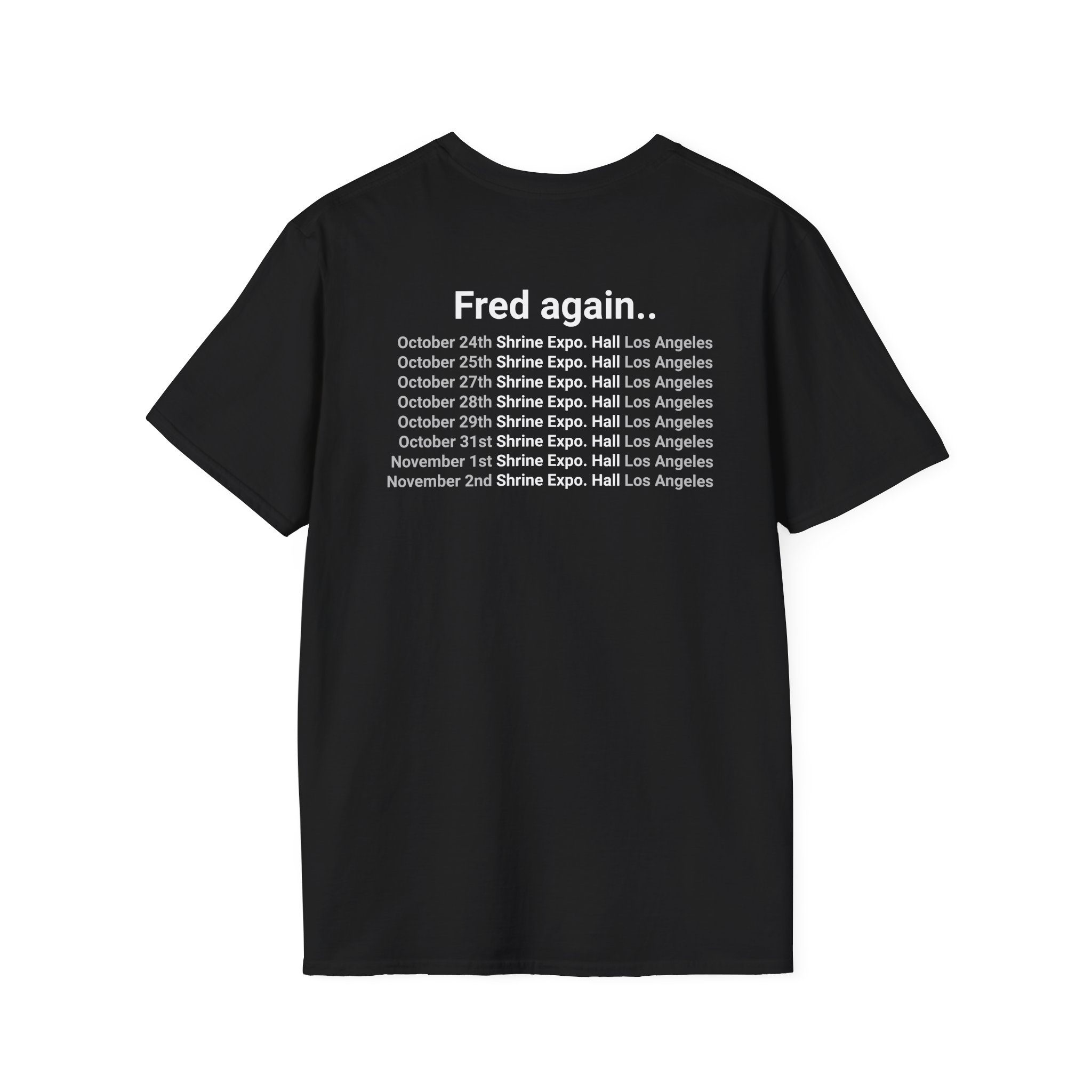 Fred Again Shrine Again Unisex Softstyle T-Shirt