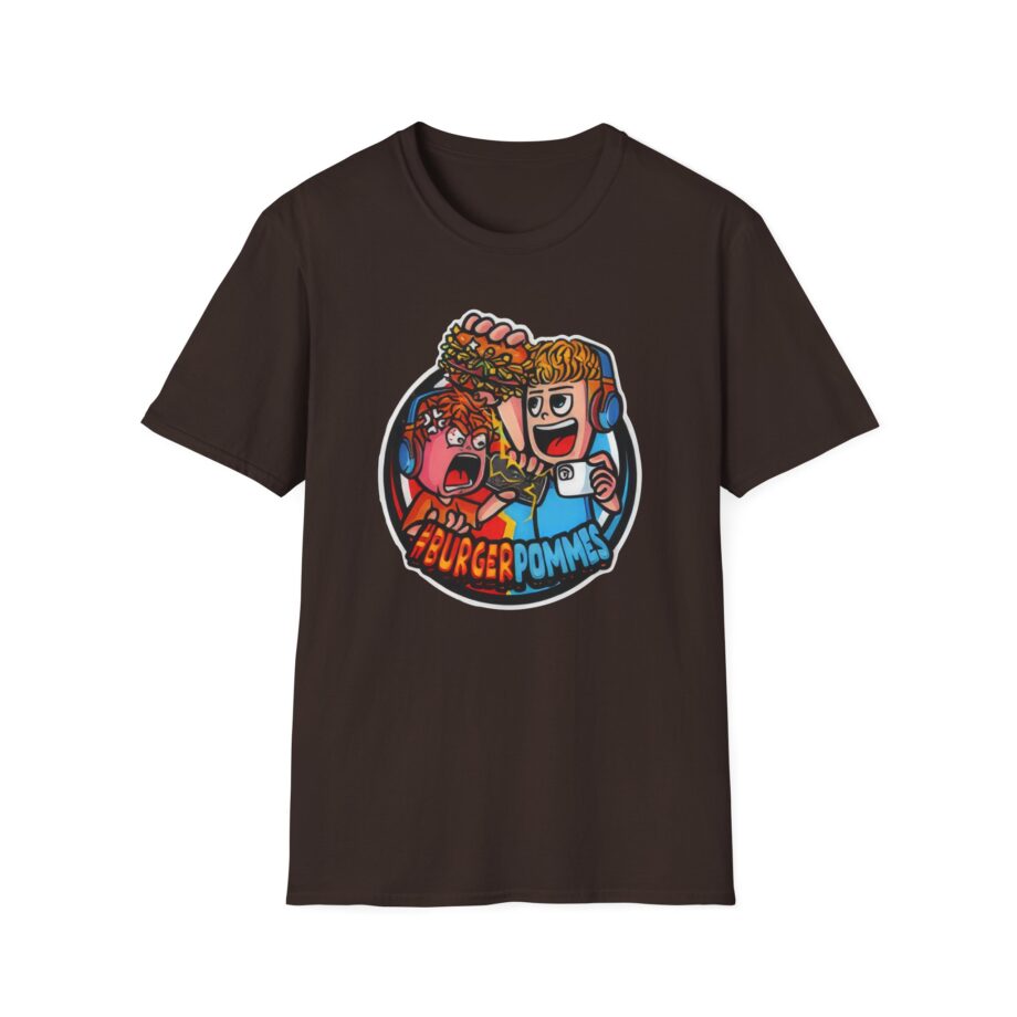 Burger Pommes Unisex Softstyle T-Shirt