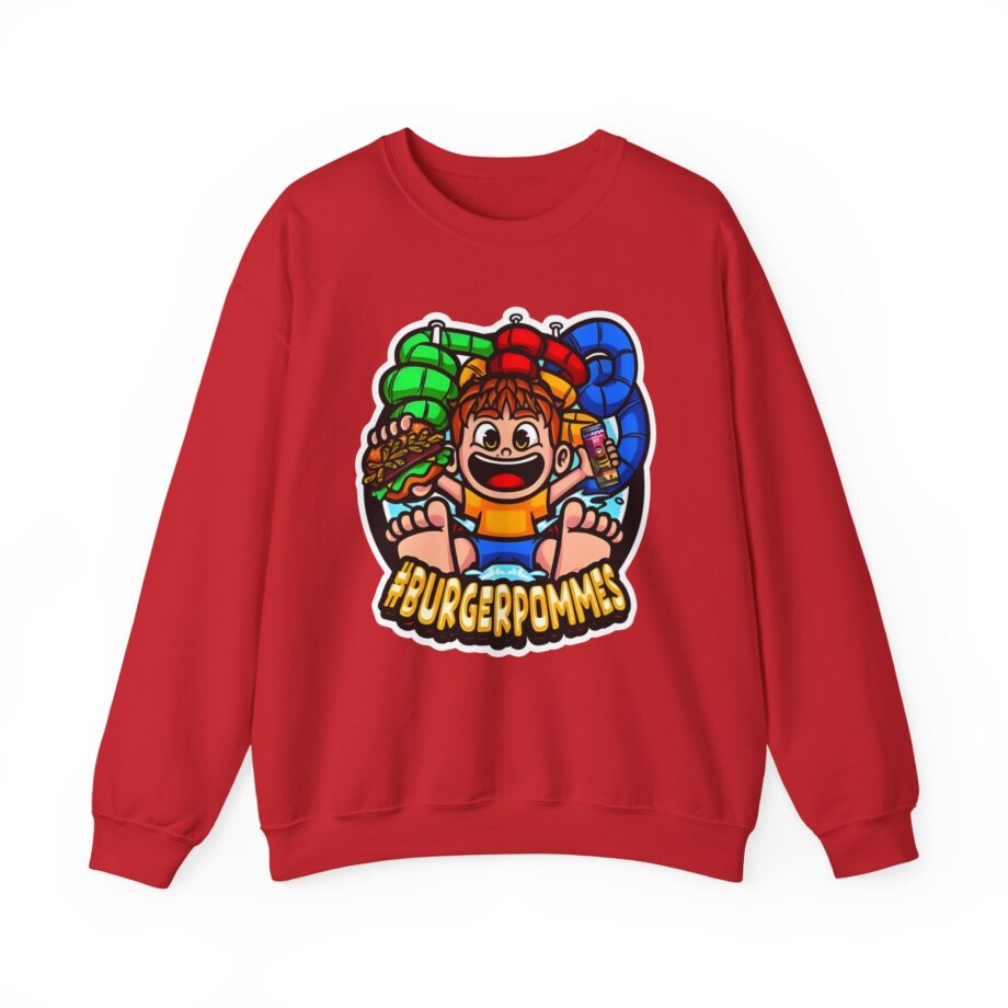 Burger Pommes Unisex Heavy Blend™ Crewneck Sweatshirt