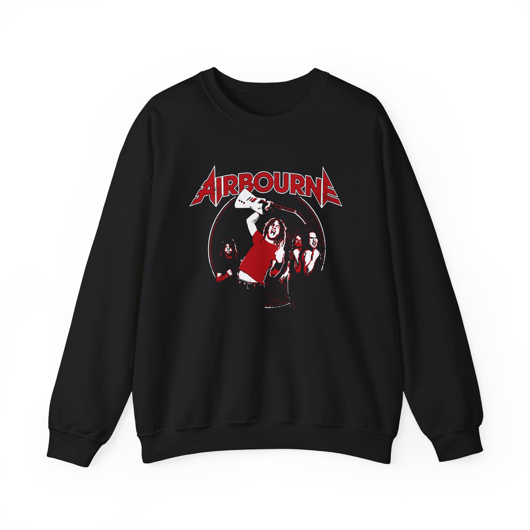 Airbourne Fist Pumping Unisex Heavy Blendâ„¢ Crewneck Sweatshirt