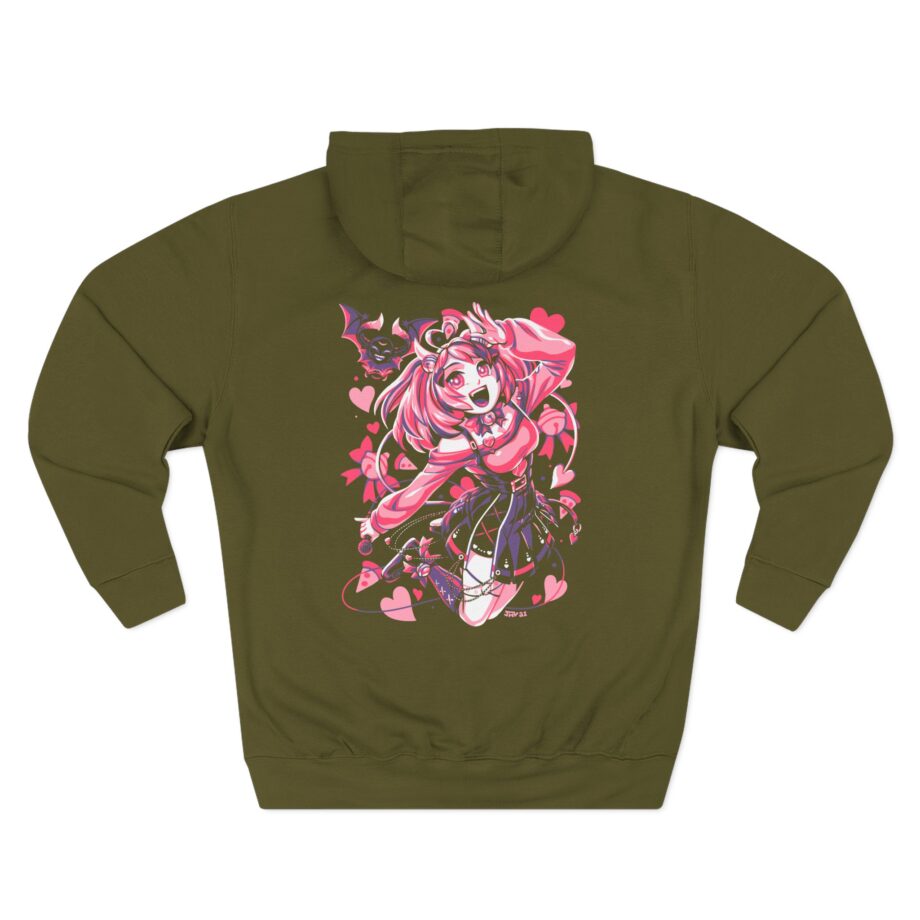 Anime Ironmouse Three-Panel Fleece Hoodie
