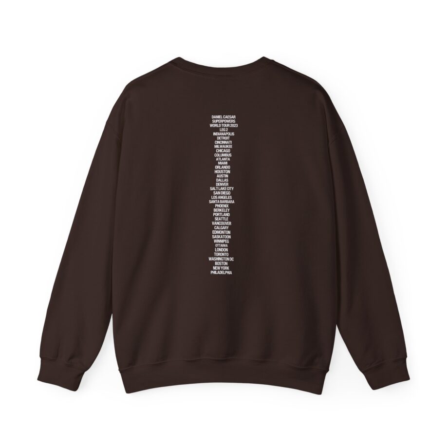 Daniel Caesar Superpowers World Tour Unisex Heavy Blend™ Crewneck Sweatshirt