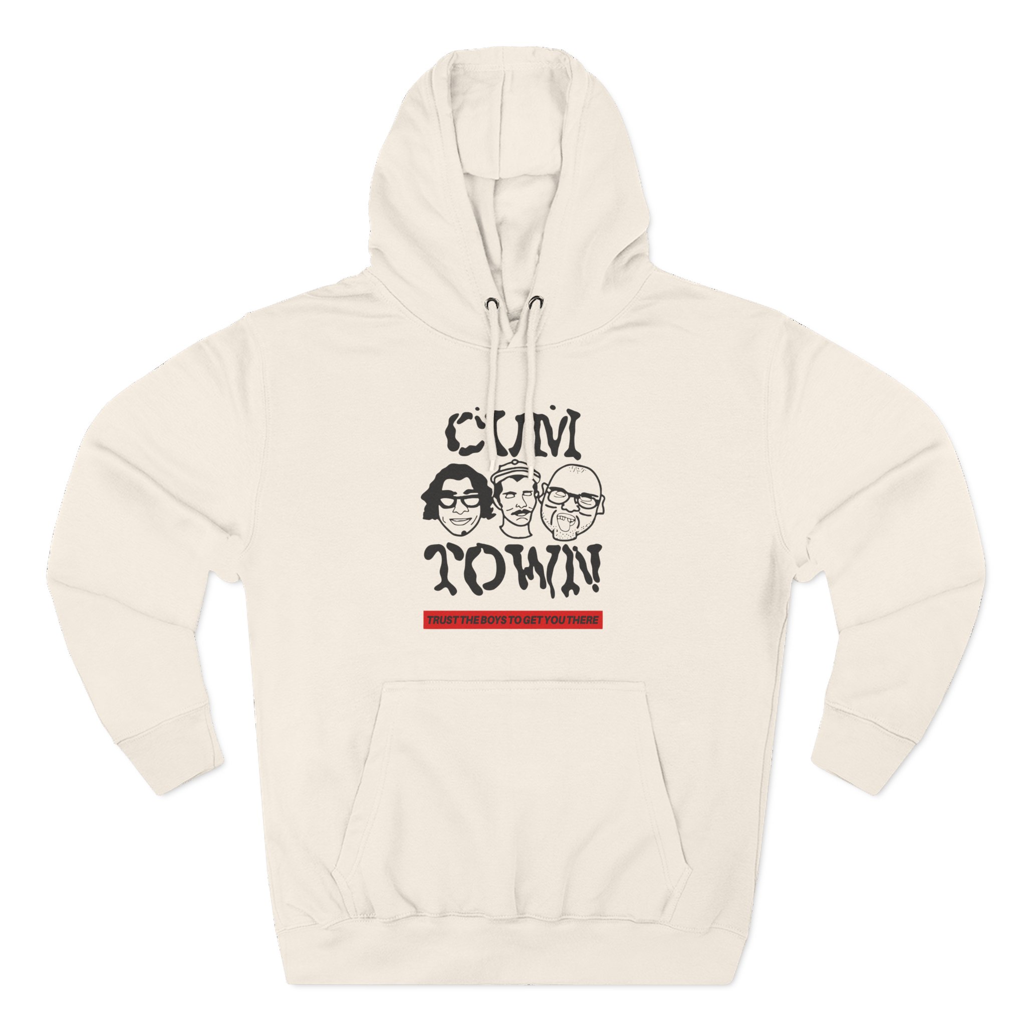 Cumtown Three-Panel Fleece Hoodie