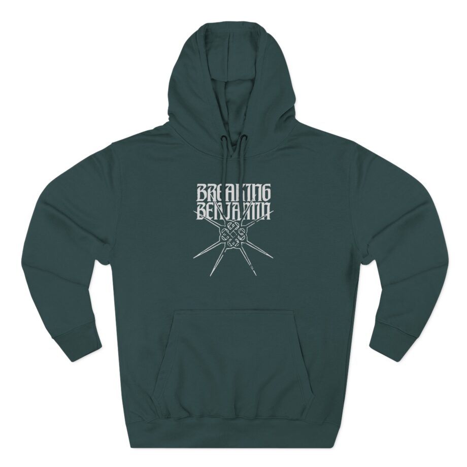 Breaking Benjamin Spike Logo Three-Panel Fleece Hoodie