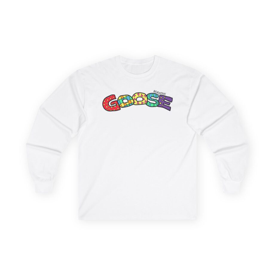 Goose x Staycool   Rainbow Unisex Ultra Cotton Long Sleeve Tee