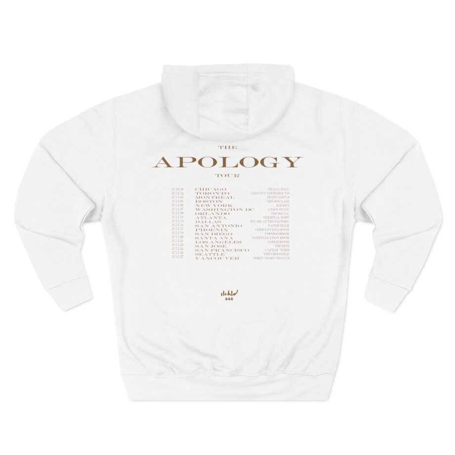 Wave to Earth Slchld 'apology' Na Tour Three-Panel Fleece Hoodie