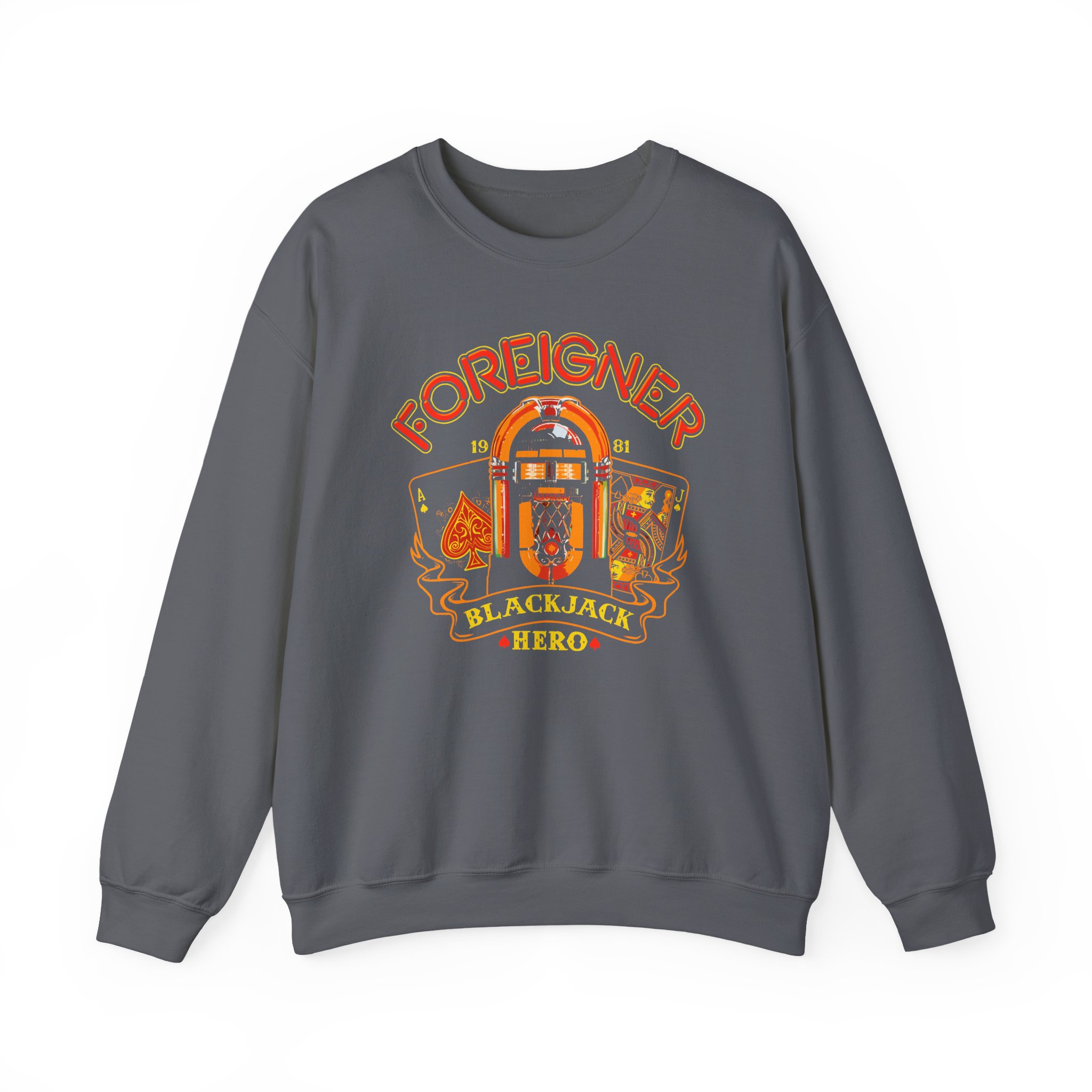 Foreigner Jack Hero Unisex Heavy Blendâ„¢ Crewneck Sweatshirt
