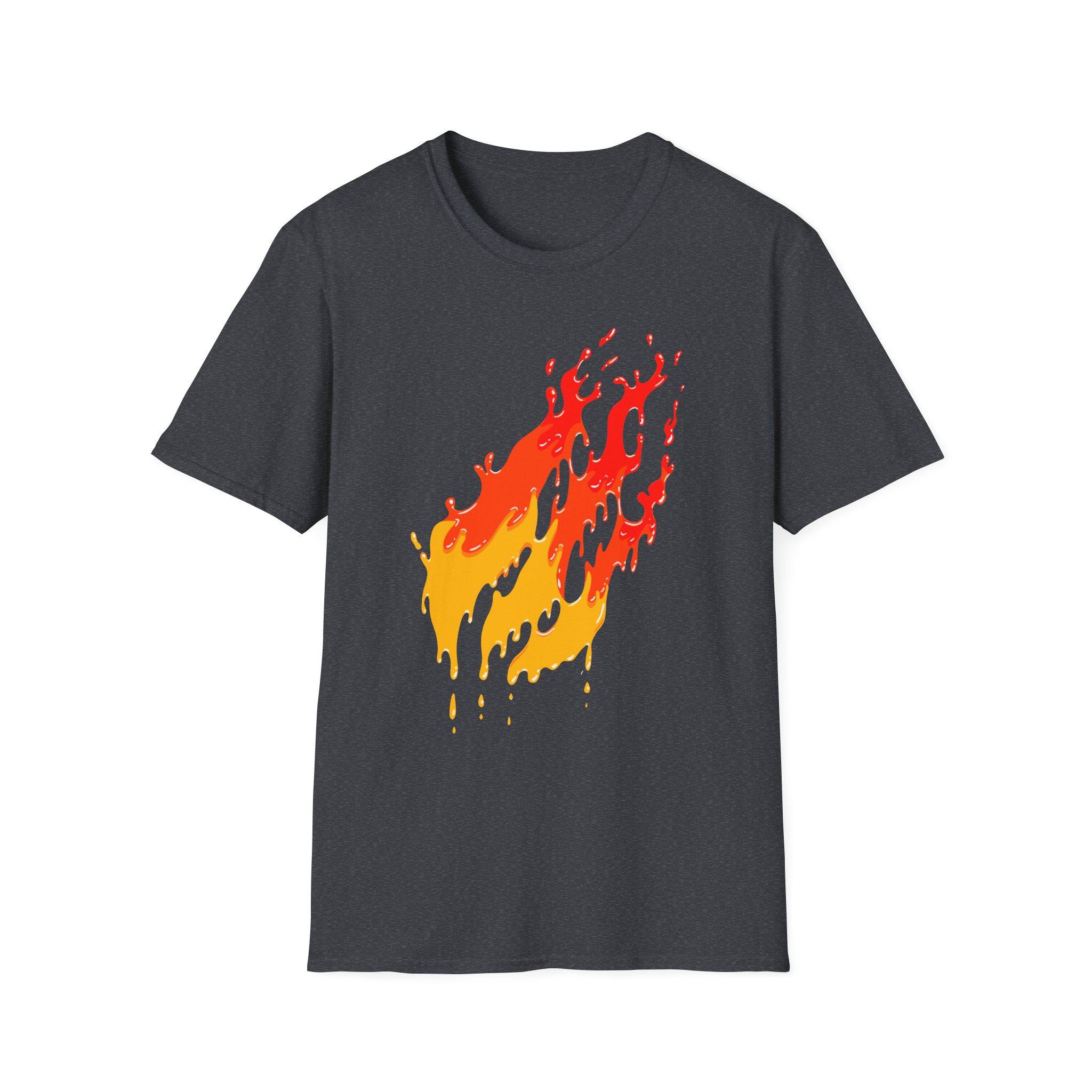 Preston Fire Drip Unisex Softstyle T-Shirt